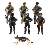 Maxbell 1/6 Scale Police Dog For 12" Action Figures