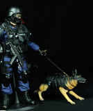 Maxbell 1/6 Scale Police Dog For 12" Action Figures