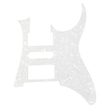 Maxbell 2Pcs 3 Ply Quality Guitar Pick Guard for Ibanez RG 350 DX Black + White