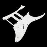 Maxbell 2Pcs 3 Ply Quality Guitar Pick Guard for Ibanez RG 350 DX Black + White