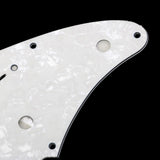 Maxbell 2Pcs 3 Ply Quality Guitar Pick Guard for Ibanez RG 350 DX Black + White