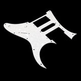 Maxbell 2Pcs 3 Ply Quality Guitar Pick Guard for Ibanez RG 350 DX Black + White