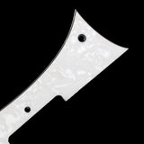 Maxbell 2Pcs 3 Ply Quality Guitar Pick Guard for Ibanez RG 350 DX Black + White
