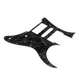 Maxbell 2Pcs 3 Ply Quality Guitar Pick Guard for Ibanez RG 350 DX Black + White