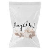 Maxbell 6x50/25/10pcs Wood Stars Craft Scrapbooking Embellishment 25pcs 50mm