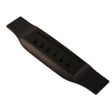 Maxbell 4x6 String Ebony Guitar Bridge For Acoustic Guitar