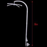 Maxbell 5PCS Baby White Crib Mobile Bed Bell Toy Holder Bracket 34" + Wind-up Music Box