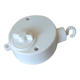 Maxbell 5PCS Baby White Crib Mobile Bed Bell Toy Holder Bracket 34" + Wind-up Music Box