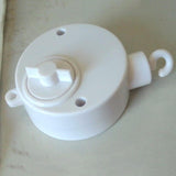 Maxbell 5PCS Baby White Crib Mobile Bed Bell Toy Holder Bracket 34" + Wind-up Music Box