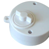 Maxbell 5PCS Baby White Crib Mobile Bed Bell Toy Holder Bracket 34" + Wind-up Music Box