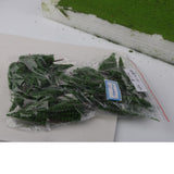 Maxbell 4xPagoda Trees Model Train Railroad Scenery 50pcs 1:100 Green