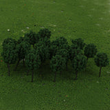 Maxbell 100pc Z Scale Model Trees Train Railroad Street Architecture Garden Scenery 1.6"