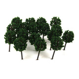 Maxbell 100pc Z Scale Model Trees Train Railroad Street Architecture Garden Scenery 1.6"