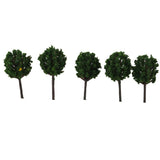 Maxbell 100pc Z Scale Model Trees Train Railroad Street Architecture Garden Scenery 1.6"