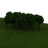 Maxbell 100pc Z Scale Model Trees Train Railroad Street Architecture Garden Scenery 1.6"