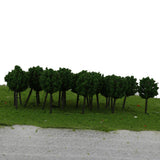 Maxbell 100pc Z Scale Model Trees Train Railroad Street Architecture Garden Scenery 1.6"