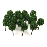 Maxbell 100pc Z Scale Model Trees Train Railroad Street Architecture Garden Scenery 1.6"