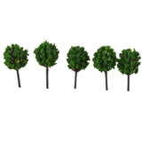 Maxbell 100pc Z Scale Model Trees Train Railroad Street Architecture Garden Scenery 1.6"