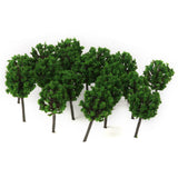 Maxbell 100pc Z Scale Model Trees Train Railroad Street Architecture Garden Scenery 1.6"
