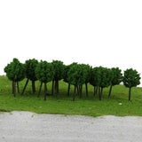 Maxbell 100pc Z Scale Model Trees Train Railroad Street Architecture Garden Scenery 1.6"