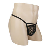 Maxbell 2pcs Sexy Mens Leather/Lace Underwear G-string Thongs Briefs T-back Jockstrap