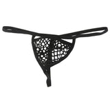 Maxbell Men Sexy Thong Hollow G-string T-back Underwear Nightwear Panty Black
