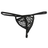 Maxbell Men Sexy Thong Hollow G-string T-back Underwear Nightwear Panty Black