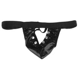Maxbell 2pcs Sexy Mens Leather/Lace Underwear G-string Thongs Briefs T-back Jockstrap
