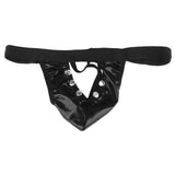 Maxbell 2pcs Sexy Mens Leather/Lace Underwear G-string Thongs Briefs T-back Jockstrap