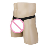Maxbell Men Imitation Leather G-string Thong Trunks Underwear Jockstrap T-back Black