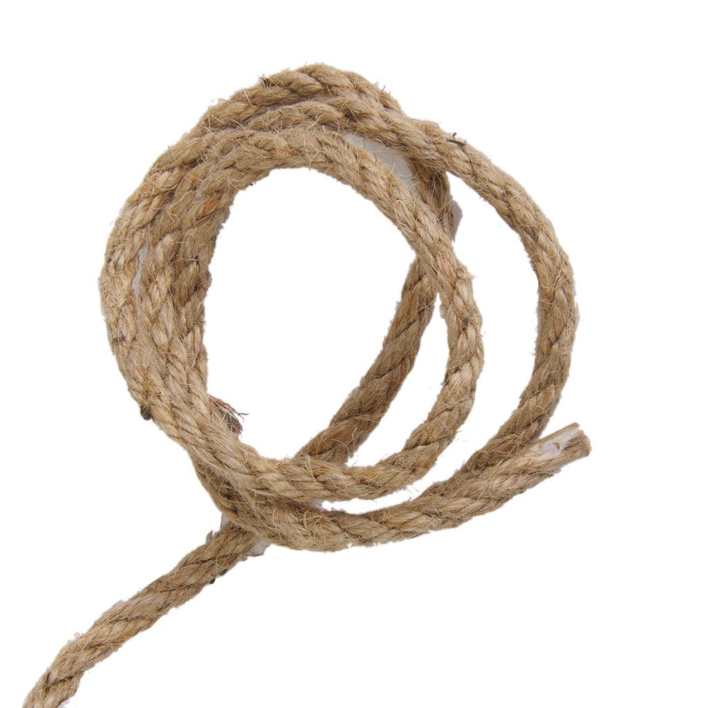 Maxbell 10M 6mm Sisal Rope Strong Rope Natural Jute String Burlap Twine DIY Pack of 2