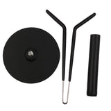 Maxbell 6x1/6 Scale Y-Type Display Stand Holder fit for 12" Action Figures Black Metal