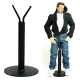 Maxbell 1/6 Scale Y-Type Display Stand Holder fit for 12" Action Figures Black Metal
