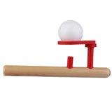 Maxbell 26xClassic Wooden Games Floating Ball Blow Pipe & Balls Blowing Toys