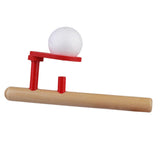 Classic Wooden Games Floating Ball Blow Pipe & Balls Blowing Toys