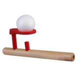 Maxbell 26xClassic Wooden Games Floating Ball Blow Pipe & Balls Blowing Toys