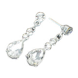 Wedding Bridal Crystal Rhinestone Silver Shoulder Chain Necklace Jewelry