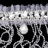 Wedding Bridal Crystal Rhinestone Silver Shoulder Chain Necklace Jewelry