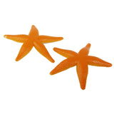 Maxbell Plastic PVC Starfish Model Kids Toy Yellow Color 8pcs