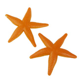 Maxbell Plastic PVC Starfish Model Kids Toy Yellow Color 8pcs