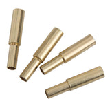 Maxbell Footful Metal Aglets Shoe Laces Tips Screw On Replacement 4pcs Golden