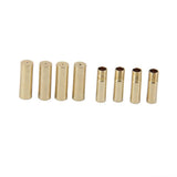 Maxbell Footful Metal Aglets Shoe Laces Tips Screw On Replacement 4pcs Golden