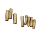 Maxbell Footful Metal Aglets Shoe Laces Tips Screw On Replacement 4pcs Golden