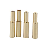Maxbell Footful Metal Aglets Shoe Laces Tips Screw On Replacement 4pcs Golden