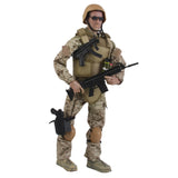 Maxbell 12" 1/6 Army Combat Desert ACU Soldier Action Figure Model Toys A
