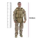 Maxbell 12" 1/6 Army Combat Desert ACU Soldier Action Figure Model Toys A
