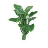 Green Plastic Heart&Sword Shaped Leaves Grass Ground Cover HO OO for Diorama