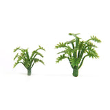 Maxbell 4x50pcs Green Scenery Landscape Model Grass with Crushed Leaves
