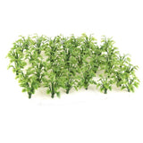 Maxbell 4x50pcs Green Scenery Landscape Model Grass with Crushed Leaves