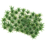 Green Plastic Heart&Sword Shaped Leaves Grass Ground Cover HO OO for Diorama